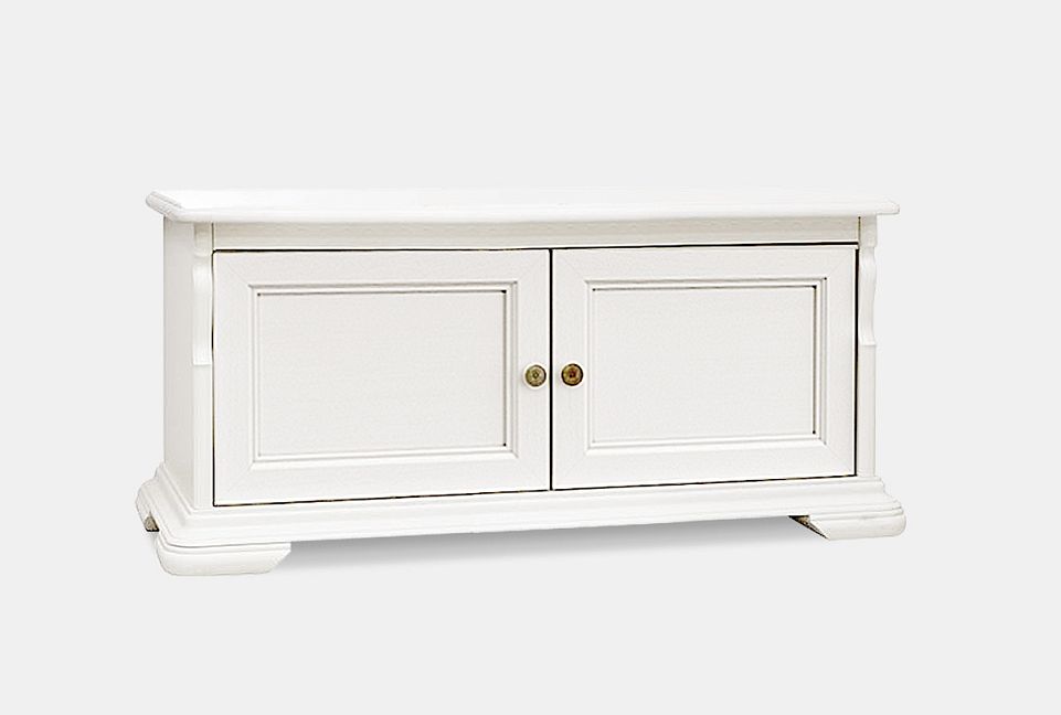 Тумба для прихожей "Лика"; белая эмаль