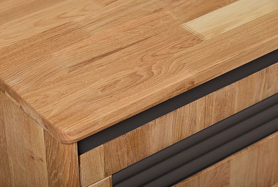 Тумба под ТВ "Уоллстрит" 170 массив дуба, МДФ 6