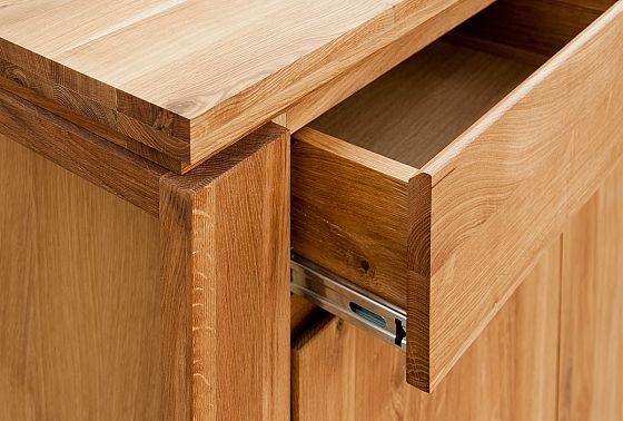 Тумба "Берген" В-43 массив и шпон дуба 2