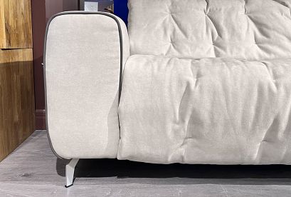 "Грей" диван с оттоманкой; раскл.; 1EL+10W+8R; Реклайнер; Nashville 01(38926)+Oracul 290(30737) (гр. 3)