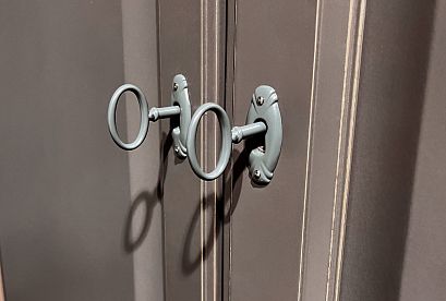 Шкаф для одежды "Флерон" 4-х дв.; *ММ-316-01/04Б; грей