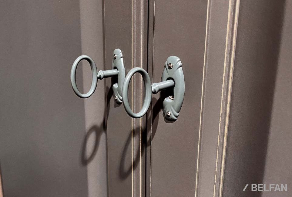 Шкаф для одежды "Флерон" 4-х дв. массив и шпон дуба 2