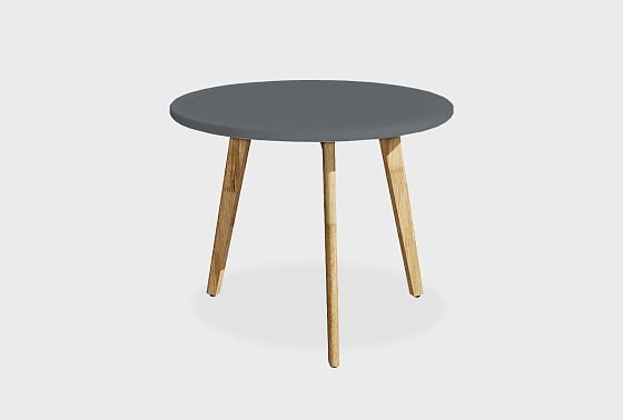 Стол журнальный "Уоллстрит" круглый 264 массив дуба, МДФ 2