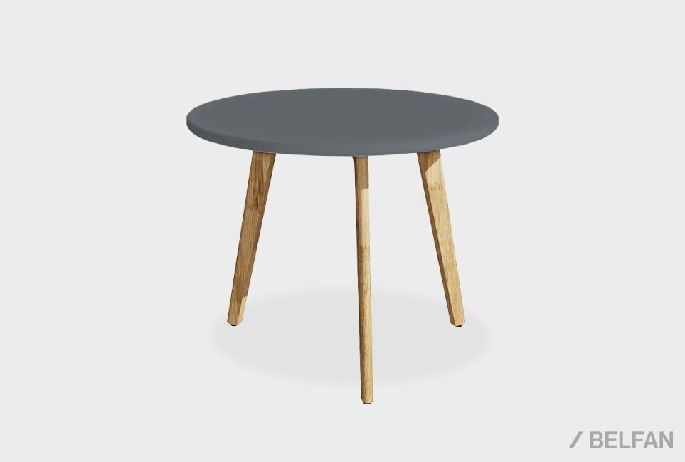 Стол журнальный "Уоллстрит" круглый 264 массив дуба, МДФ 1