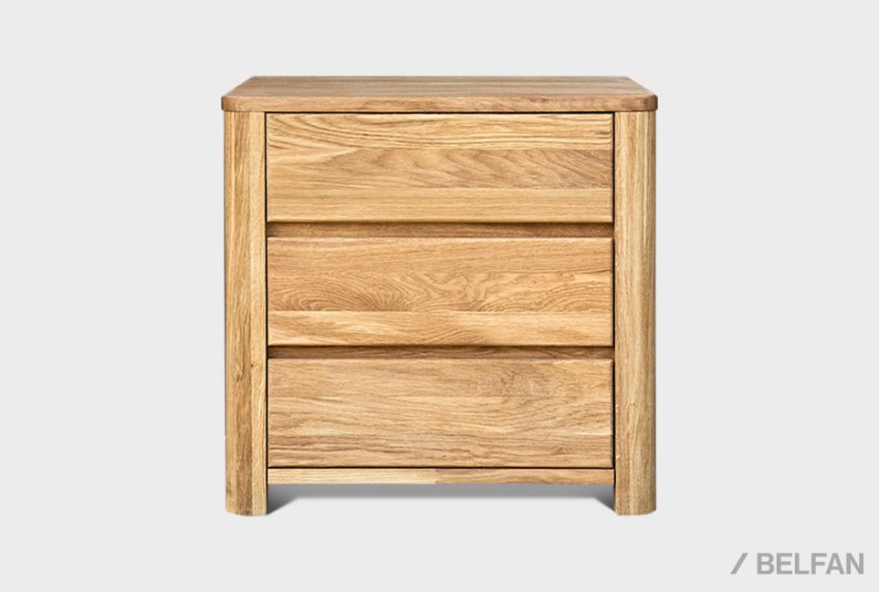 Тумба "Норд" (3 ящика) массив дуба 2