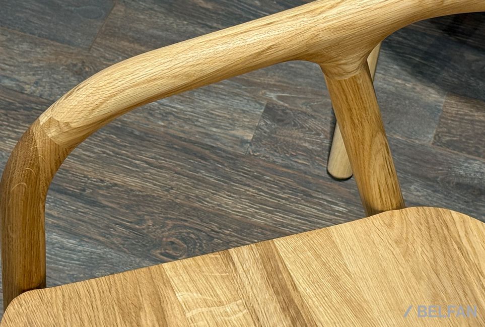 Стул "Лугано" с подлокотниками массив берёзы 4