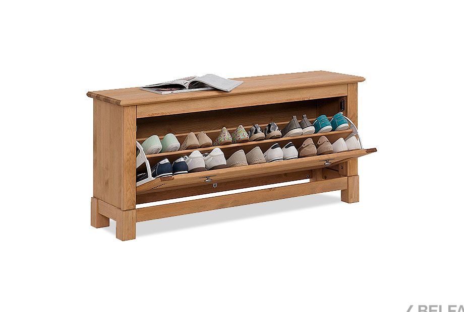 Тумба для обуви "Рауна" 01 массив сосны 2