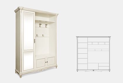 Шкаф комбинированный "Алези 1з"