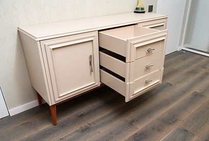 Тумба "Сакраменто" 3 (с ящиками); *А-016.49; марципан, орех