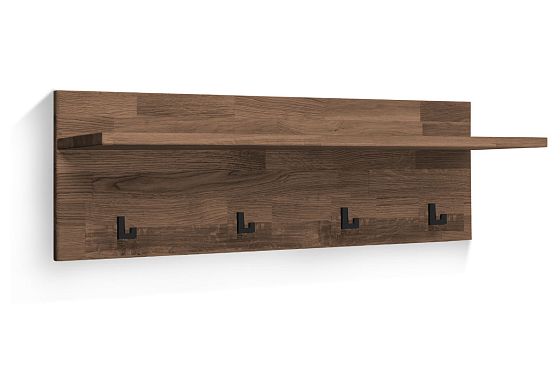 Вешалка настенная "Арт" массив дуба 9