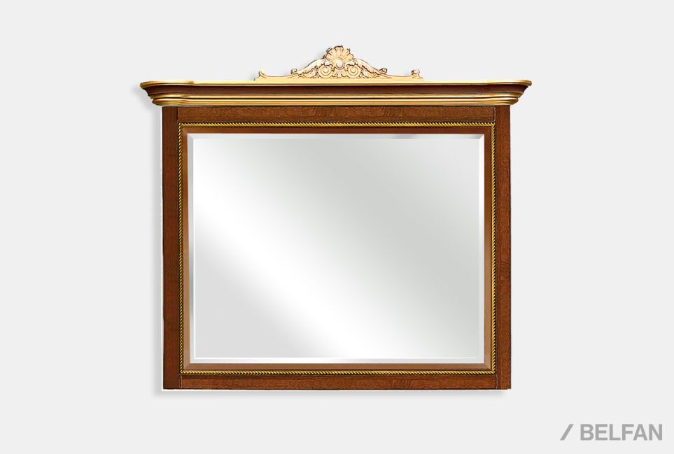 Зеркало "Алези Люкс" массив и шпон дуба 1