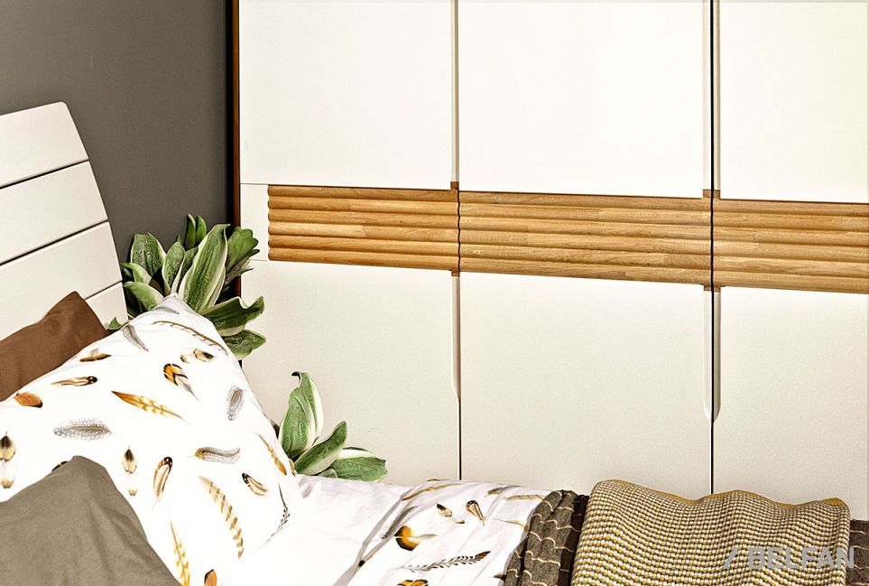 Шкаф для одежды 3-х дверный "Уоллстрит" массив дуба, МДФ 7