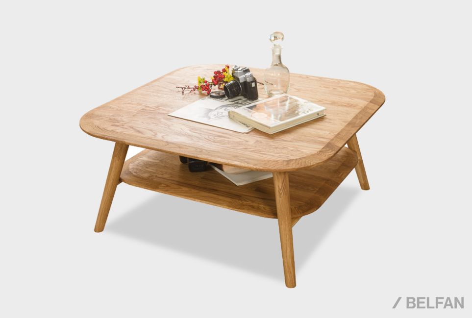 Стол журнальный "Арт" массив дуба 1