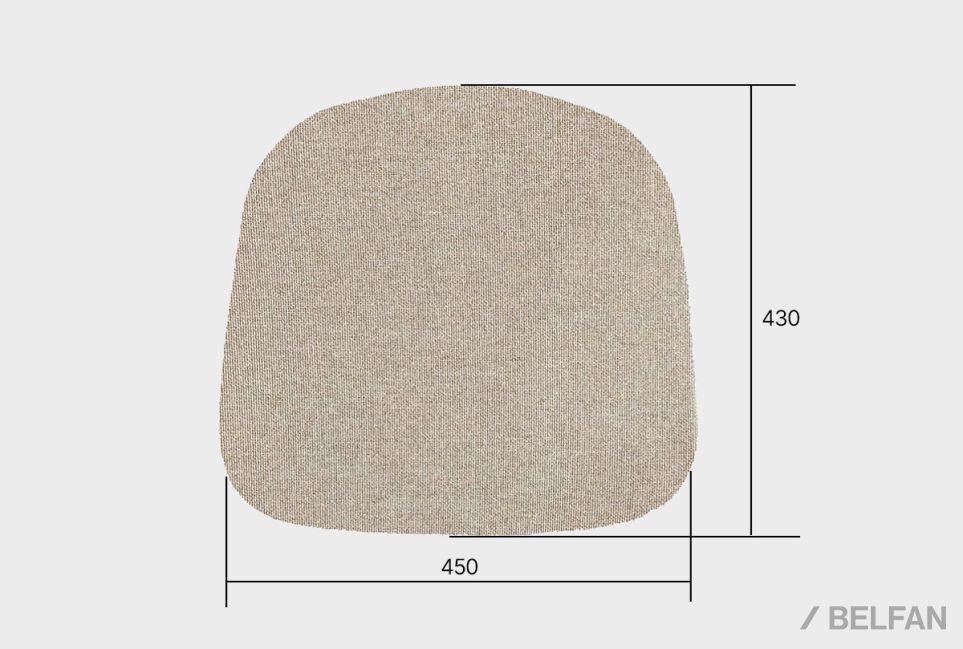 Подушка к стулу "Лугано" без подлокотников 5