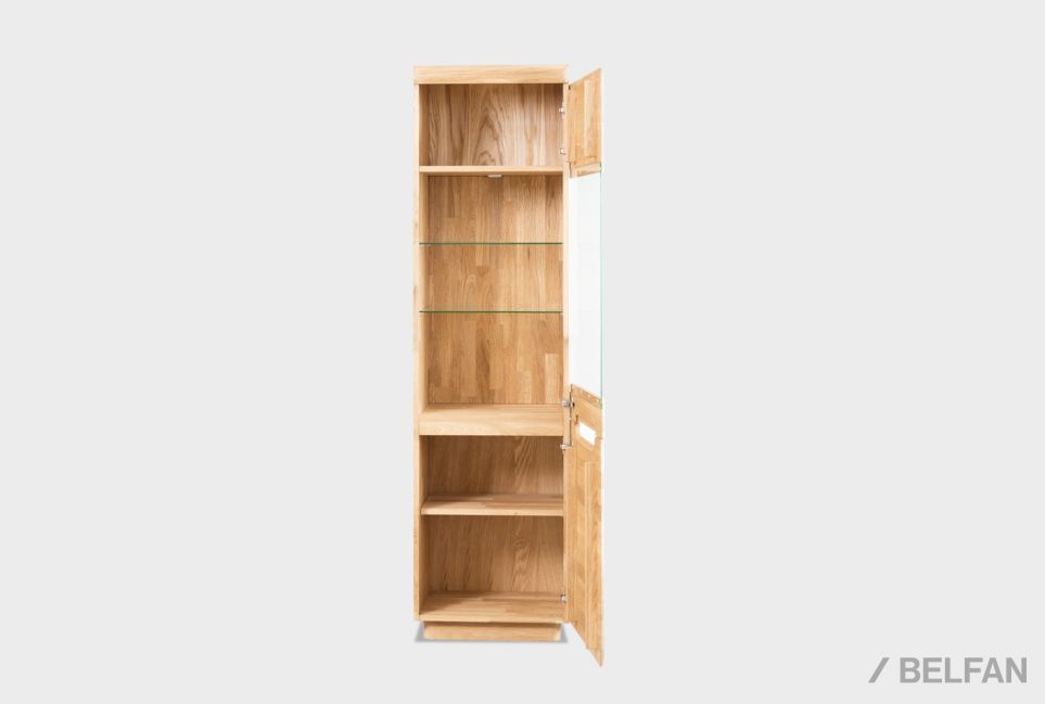 Витрина 1-но дверная "Бремен" (правая) массив дуба 7