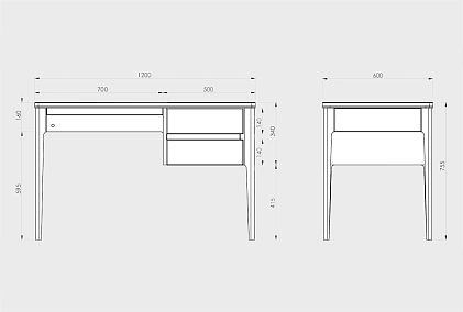 Стол письменный "Уоллстрит"