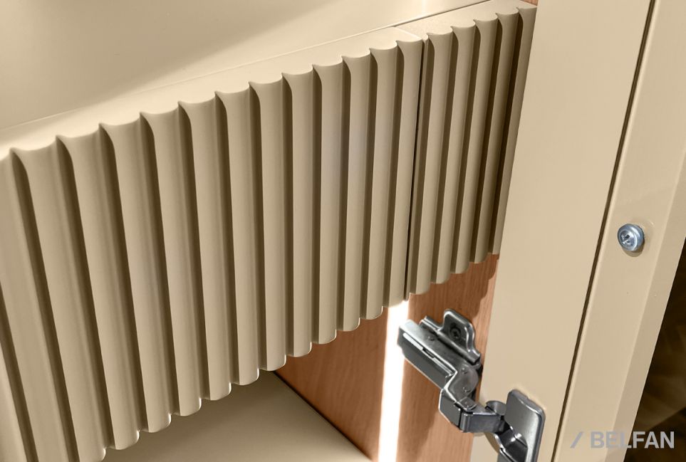 Витрина 1-но дверная «Авеню» (правая) шпон дуба, МДФ, металл 12