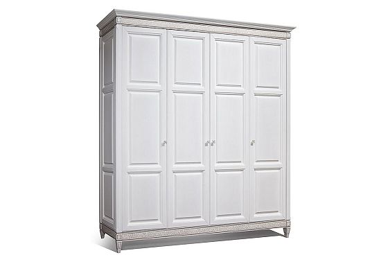 Шкаф для одежды 4-х дв. "Сиена" массив и шпон дуба, МДФ 4