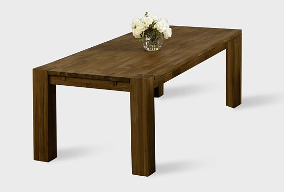 Стол обеденный "Берген" П-03 (сечение опор 150х150) массив дуба 5