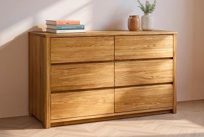 Комод 2-х секционный "Норд"; 6 ящиков; бейц-масло