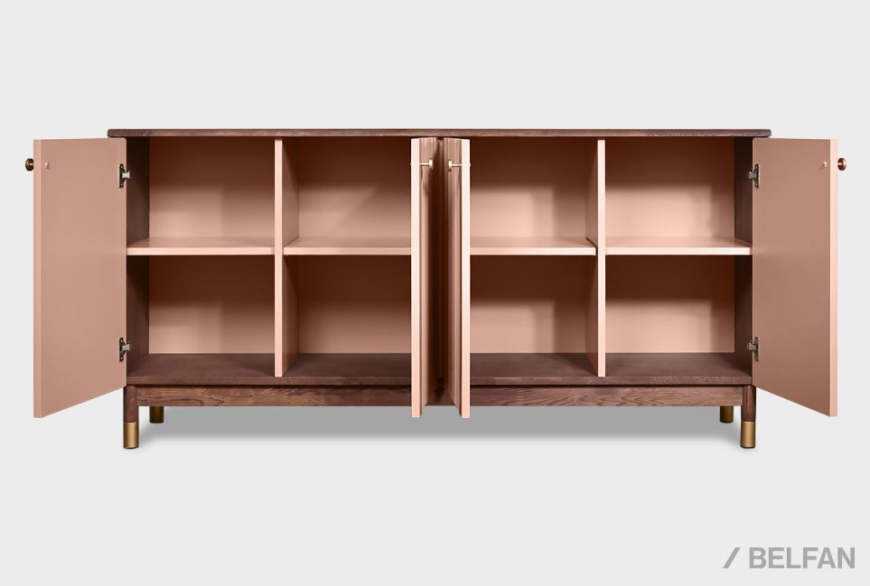 Тумба "Меридиан" 4 массив дуба, МДФ 4