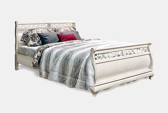 Кровать "Тэфи" (высокое изножье) массив и шпон дуба 8