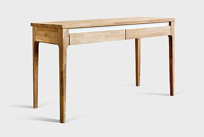 Стол туалетный "Уоллстрит"; *А-012.09; к-бейц-масло, ф-бейц-масло, вст-белый