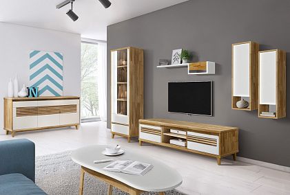 Шкаф навесной "Уоллстрит" (левый)