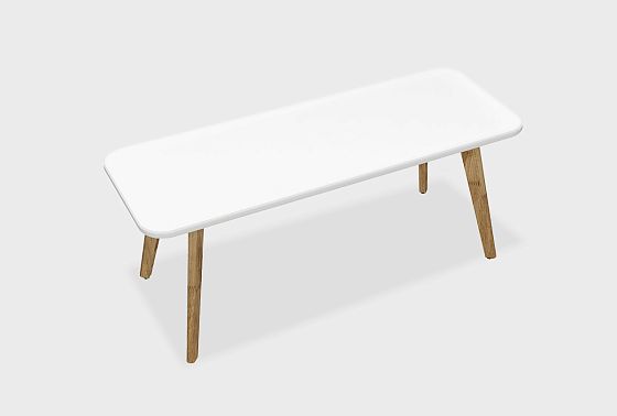 Стол журнальный "Уоллстрит" прямоугольный 260 массив дуба, МДФ 2