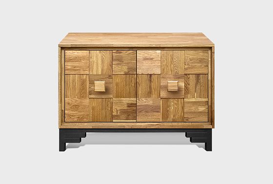 Тумба "Cube Design" 2 массив и шпон дуба 3