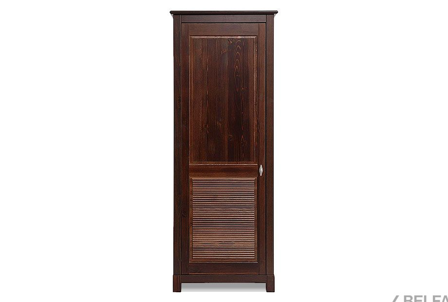 Шкаф для одежды 1-но дв. "Рауна" 100 массив сосны 1