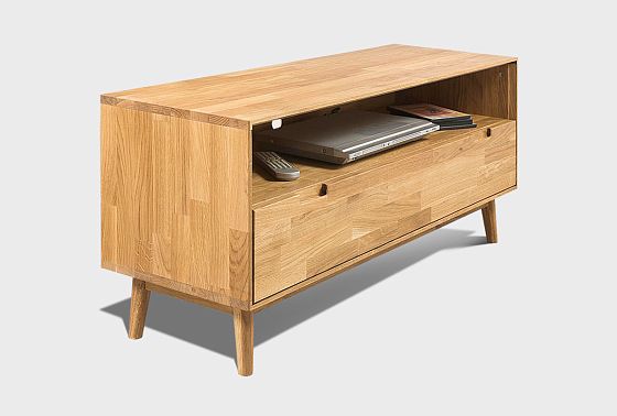 Тумба под ТВ "Ирвинг" 2 массив дуба 7