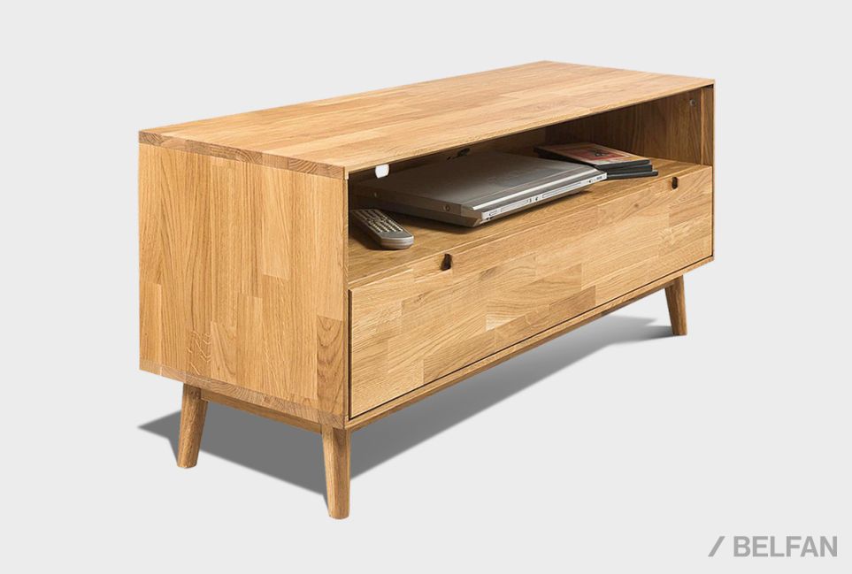 Тумба под ТВ "Ирвинг" 2 массив дуба 1