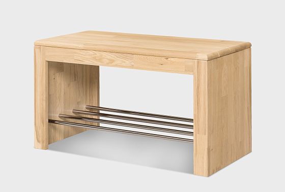 Тумба для обуви "Арт" массив дуба 3