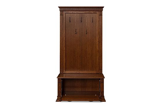 Тумба с вешалкой "Верди Люкс" 06 массив и шпон дуба 3