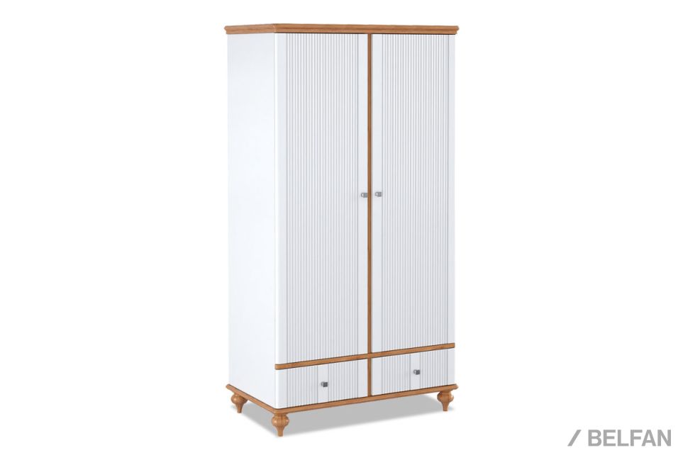 Шкаф для одежды 2-х дверный "Рандеву" 22 массив сосны 1