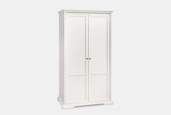 Шкаф 2-х дверный для прихожей "Лика" массив и шпон дуба 4