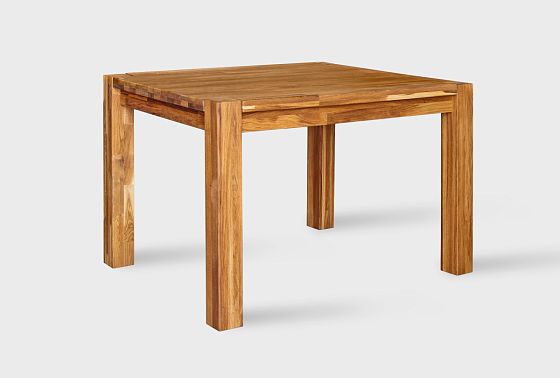 Стол обеденный "Берген" П-01 квадратный (сечение опор 90х90) массив дуба 4