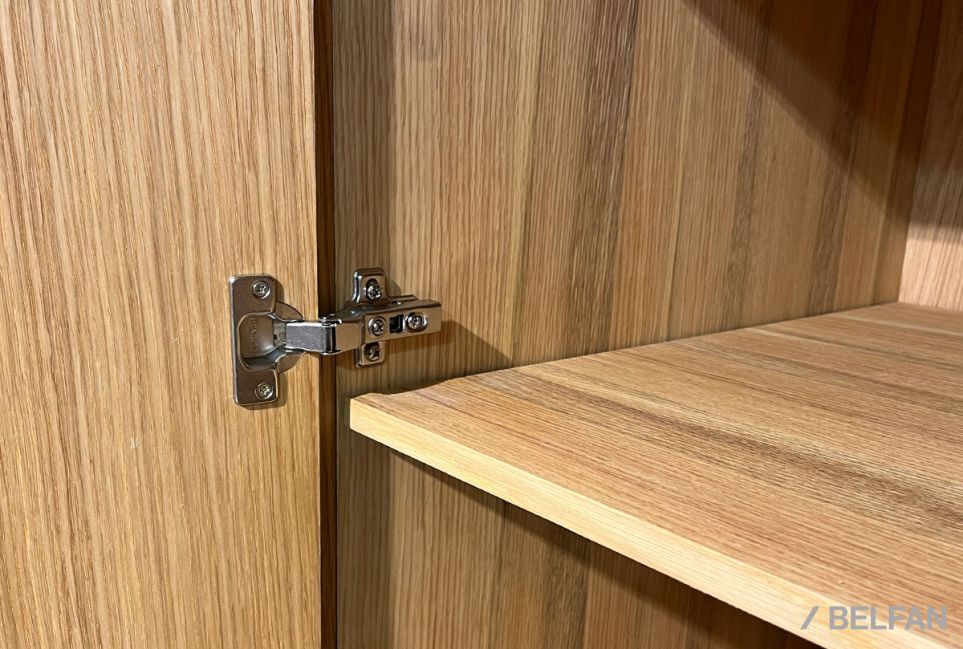 Шкаф для одежды 4-х дверный "Элва" массив и шпон дуба 4