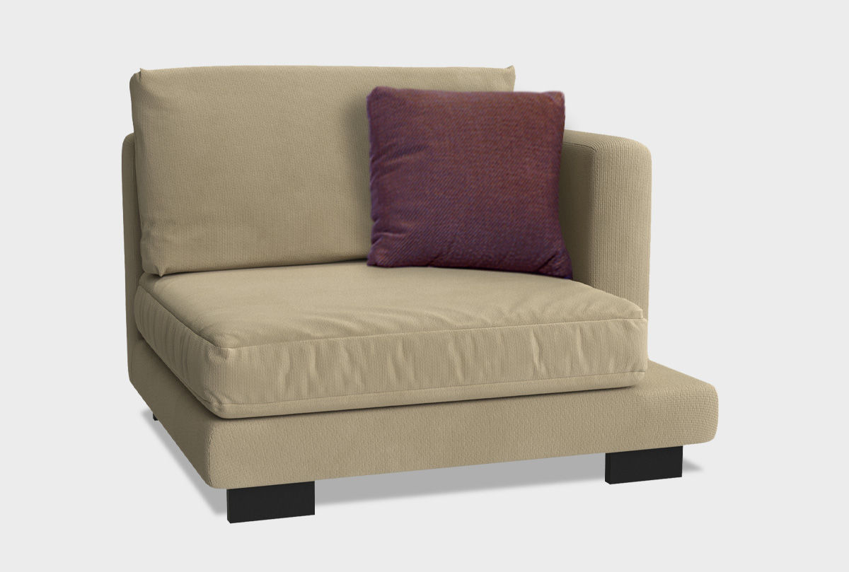 "Леформ" секция 1-но местная с подлокотником 1