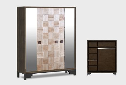 Шкаф для одежды 3-х дв. "Cube Design"