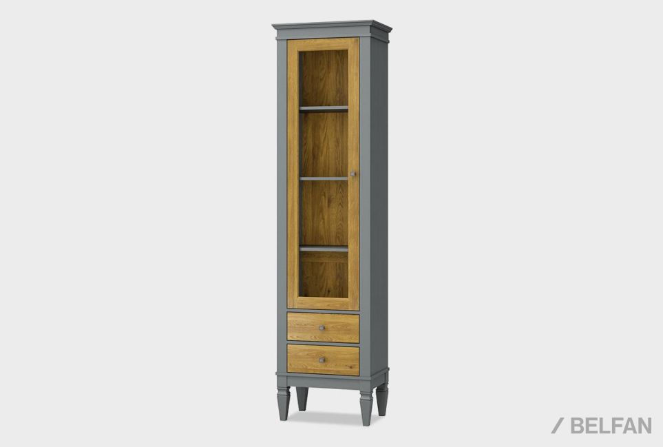 Витрина "Ольса-С" 102 (левый) массив сосны 3