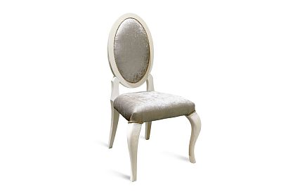 Стул "Луиза"; *ММ-257-51; белая эмаль с темной патиной; И-11 (М) (гр.Т6)