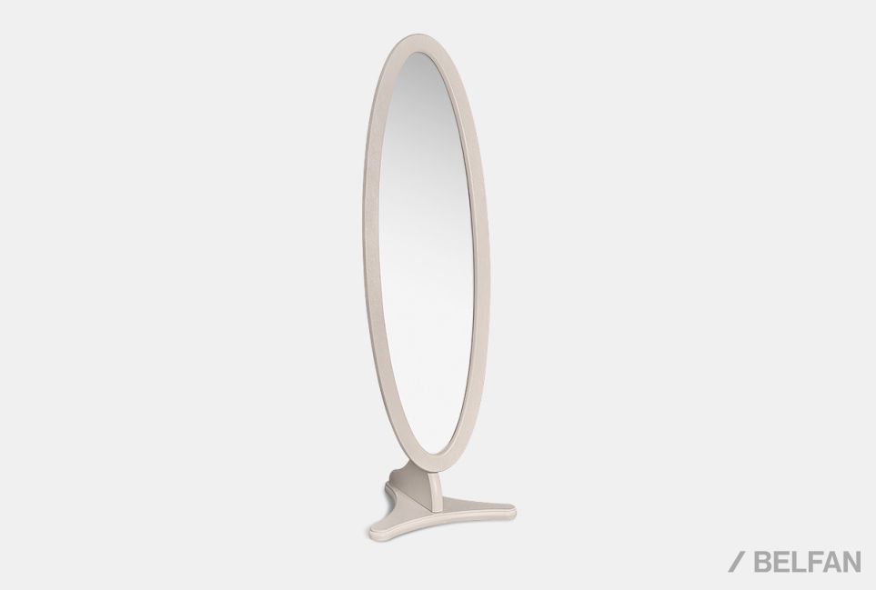 Зеркало напольное "Флерон" массив и шпон дуба 1