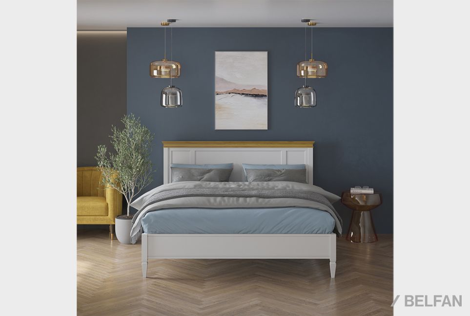 Кровать "Ольса-С" массив сосны 1