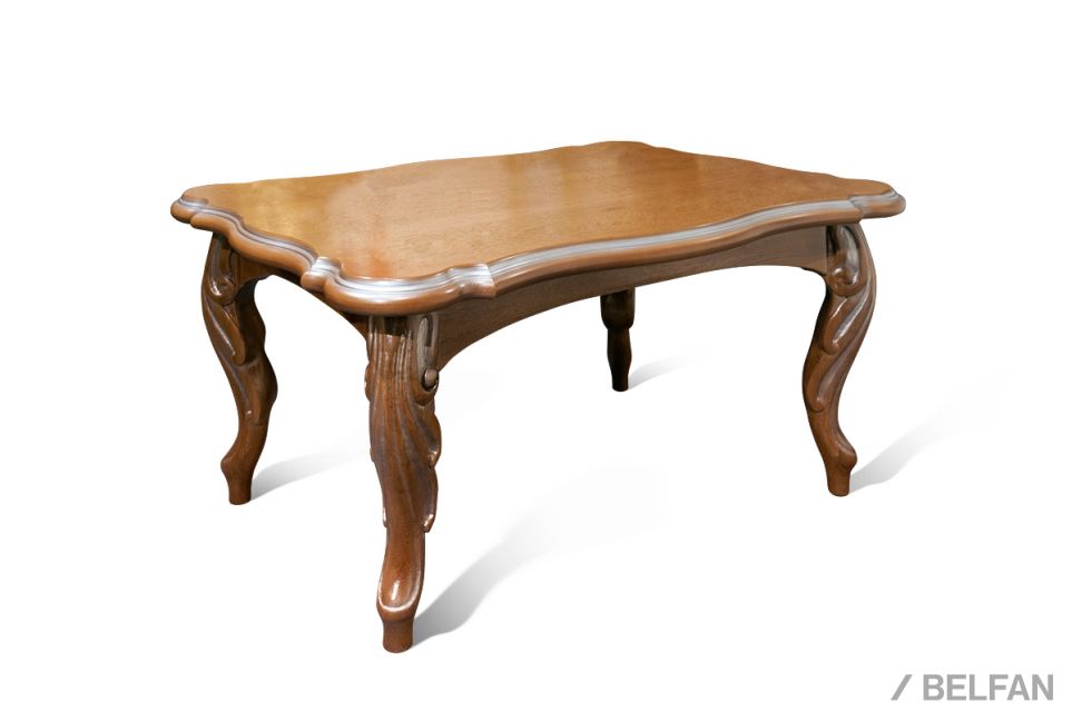 Стол журнальный "Турин" массив и шпон дуба 1