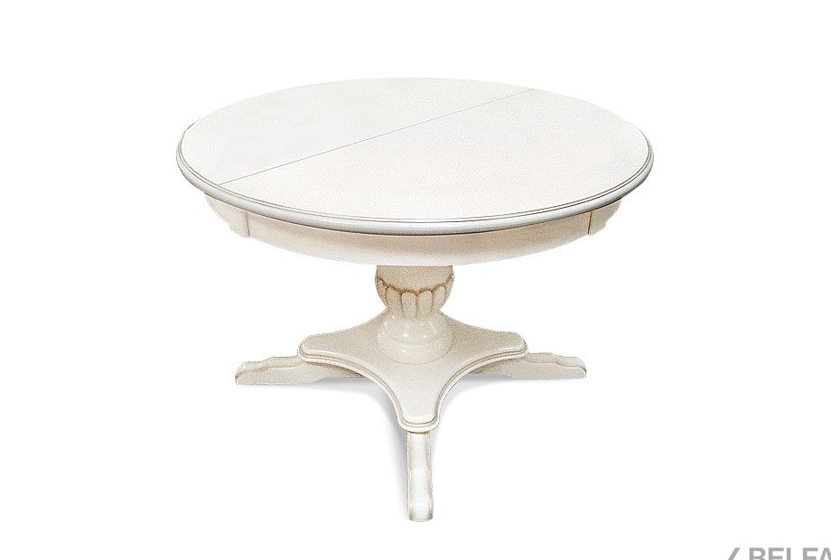 Стол обеденный "Полонез" (круглый) массив и шпон дуба 1