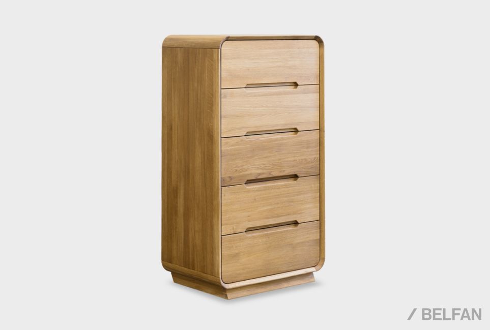 Комод "Монблан" 5 (высокий) массив дуба 1