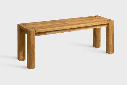 Скамья "Берген" П-03 (сечение опор 70х70); 1600; бейц масло