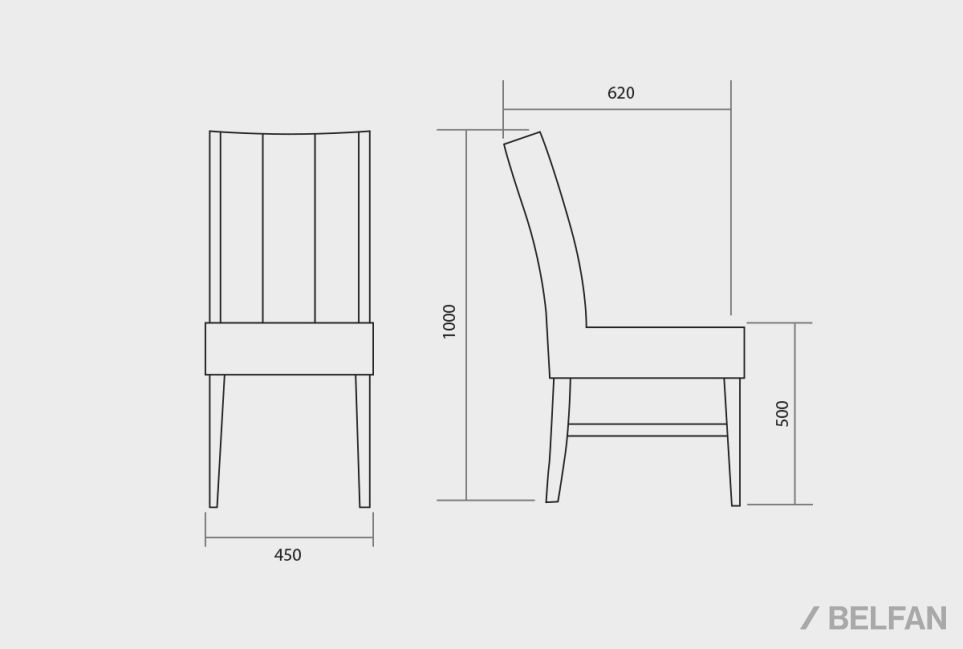 Стул "Берген" МК массив берёзы 3